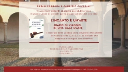 Presentazione del libro L'INCANTO E' UN'ARTE